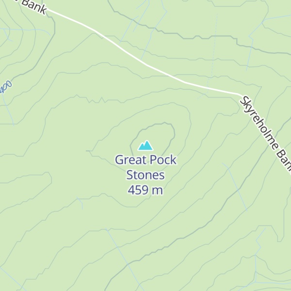 Map of Great Pock Stones