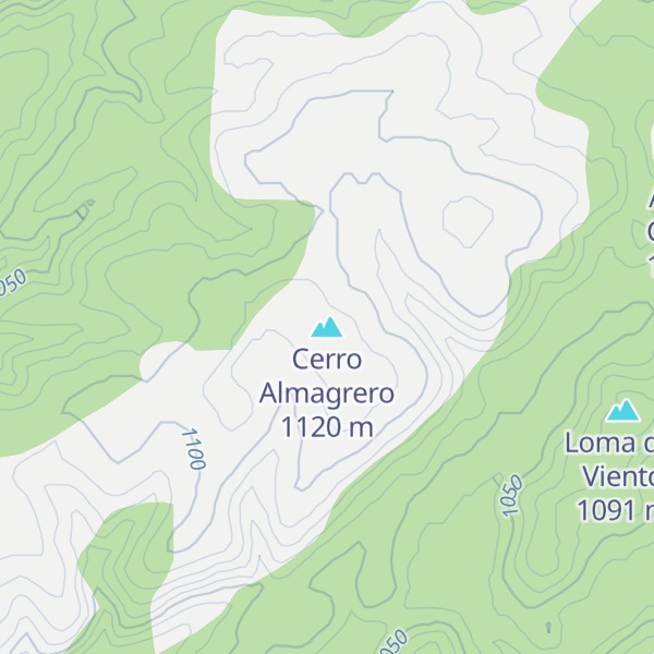Map of Cerro Almagrero