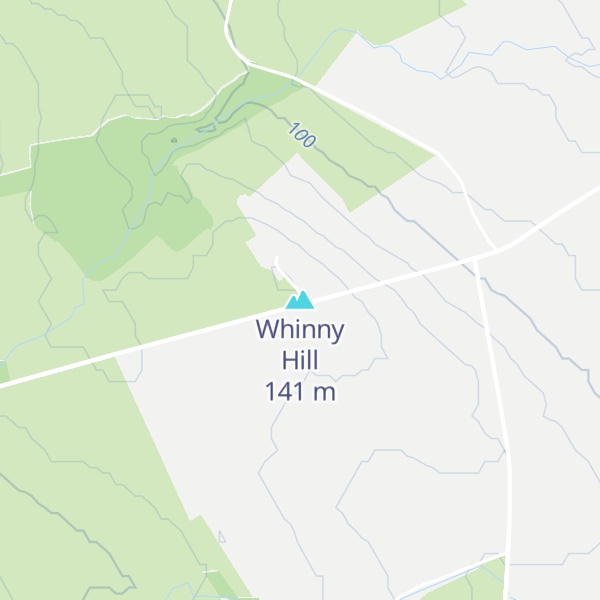 Map of Whinny Hill