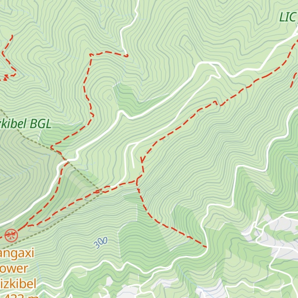 Map of Jaizkibel