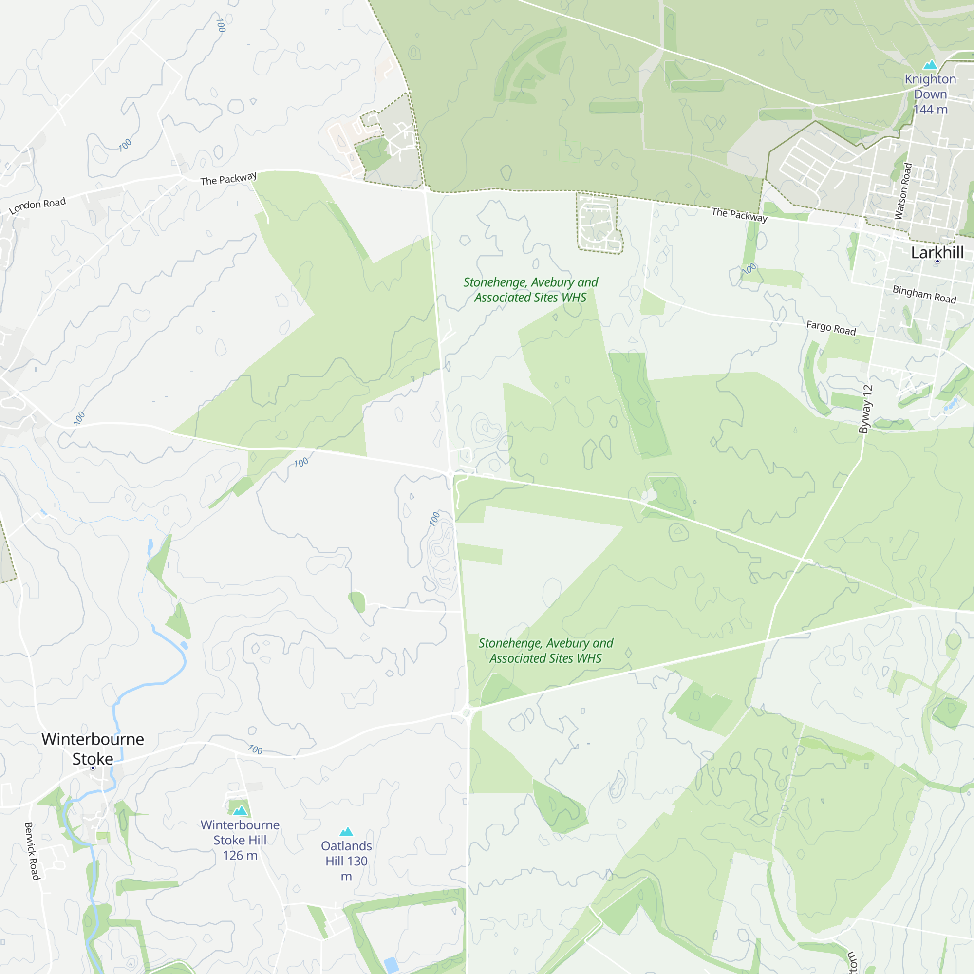 Stonehenge Visitor Centre map