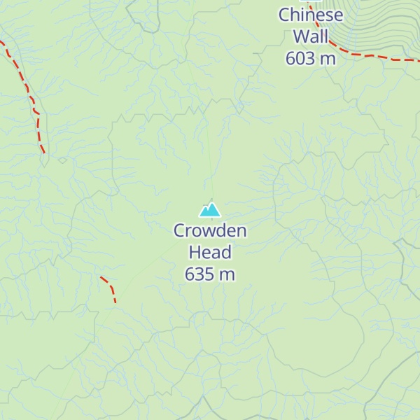 Map of Crowden Head