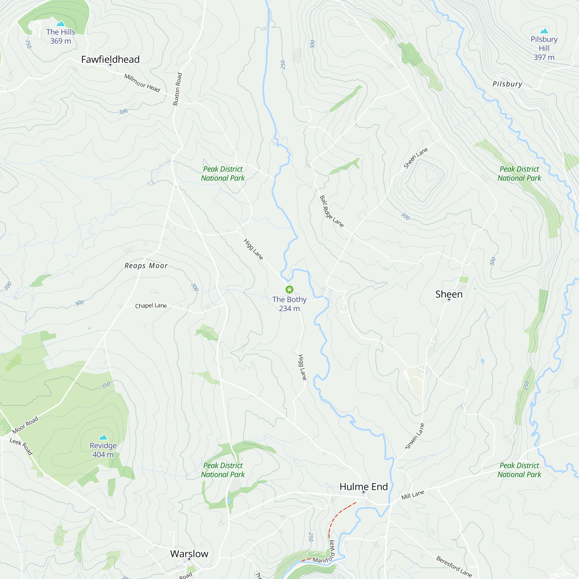The Bothy map