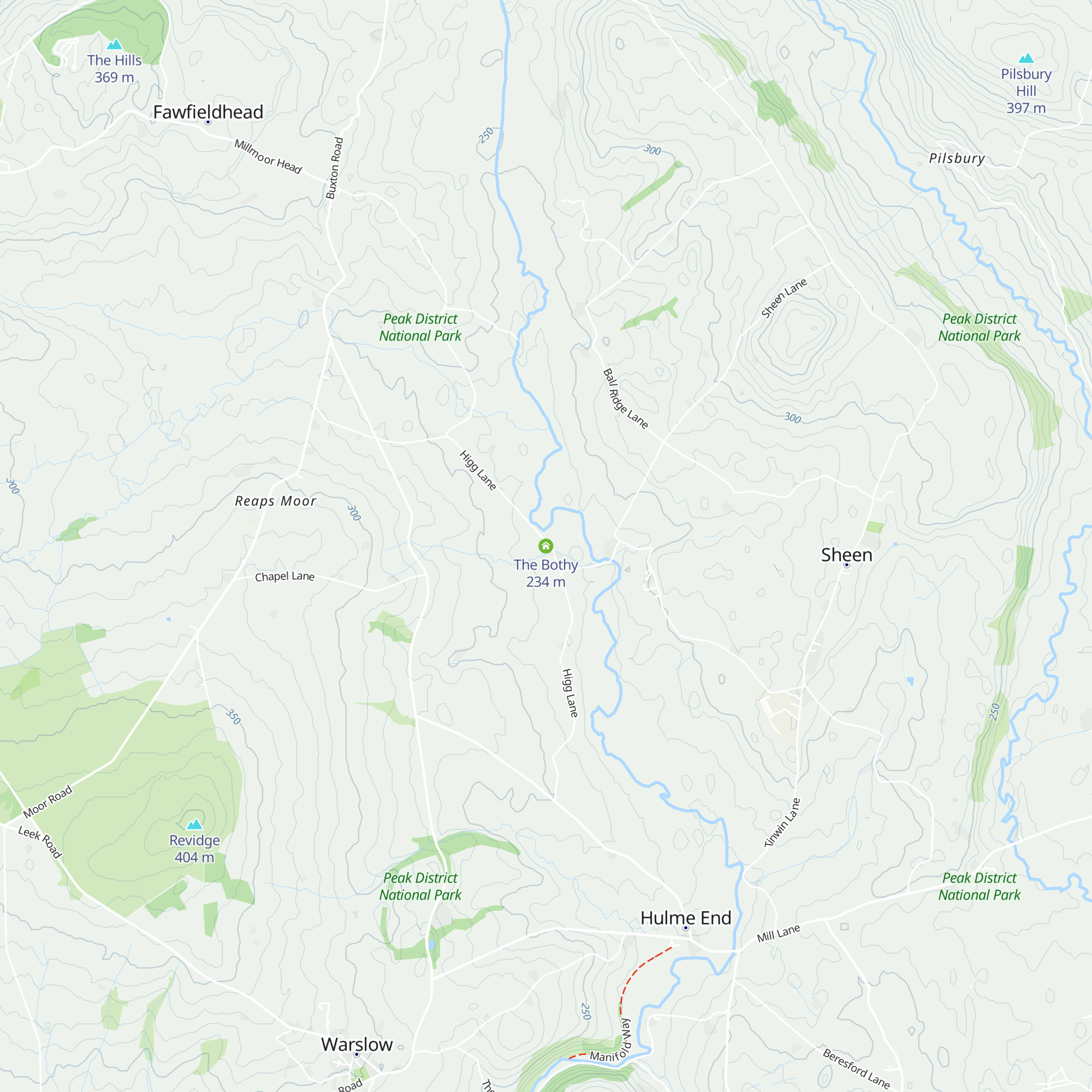 The Bothy map