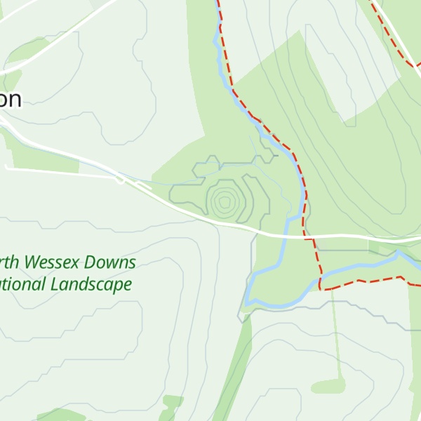 Map of Silbury Hill