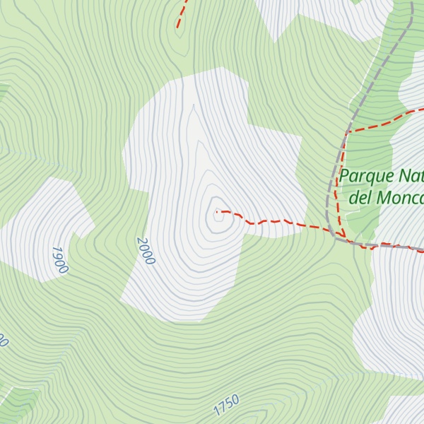 Map of Peña Negrilla