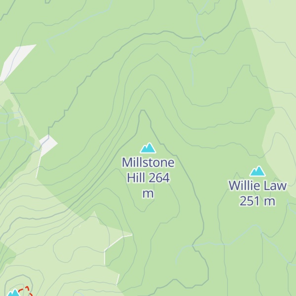 Map of Millstone Hill