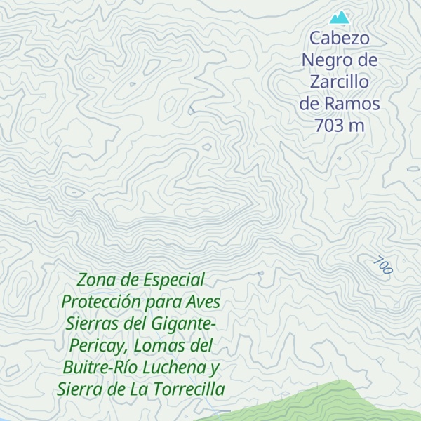 Map of Loma del Buitre