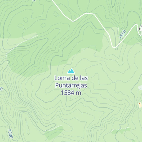 Map of Loma de las Puntarrejas
