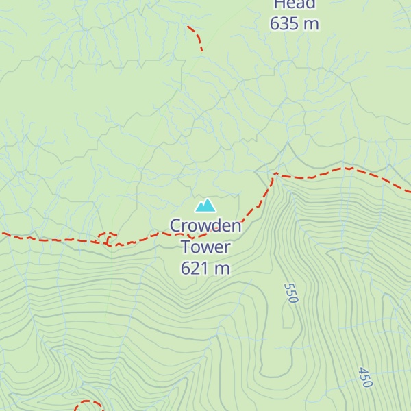 Map of Crowden Tower