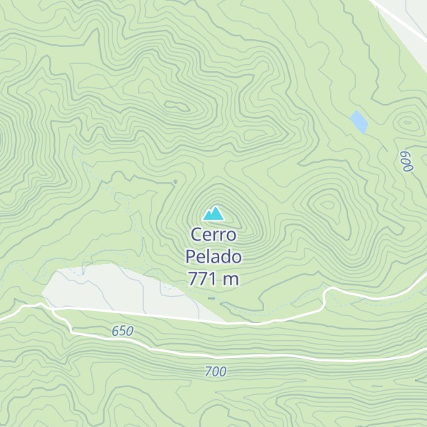 Map of Cerro Pelado