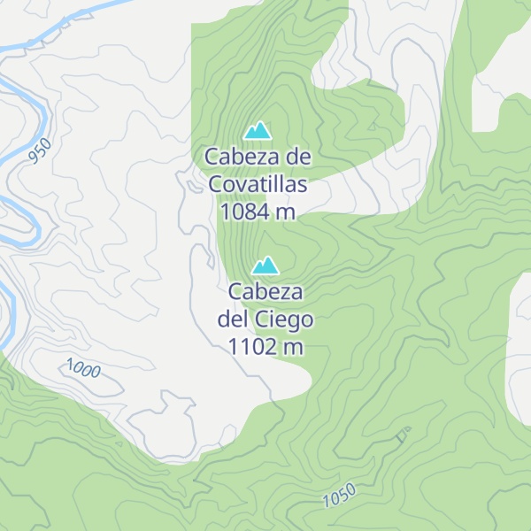 Map of Cabeza del Ciego