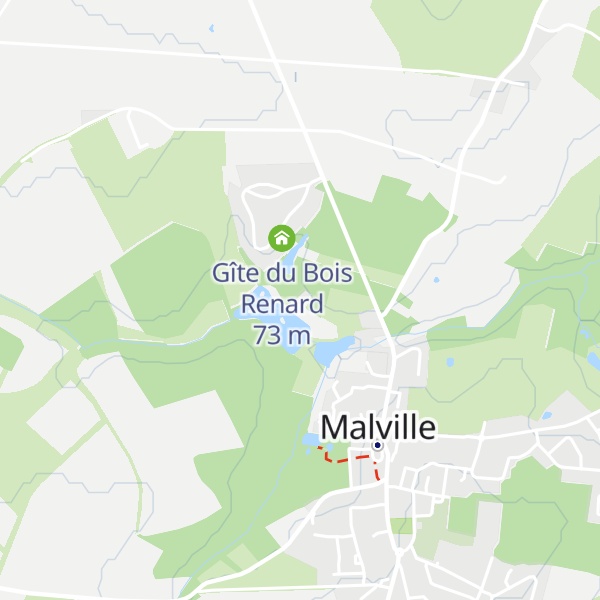 Map of Gîte du Pradel