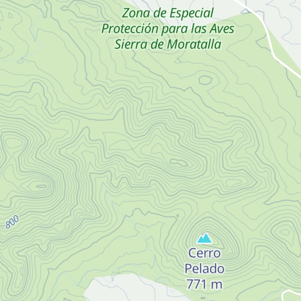 Map of Sierra del Lote Seis