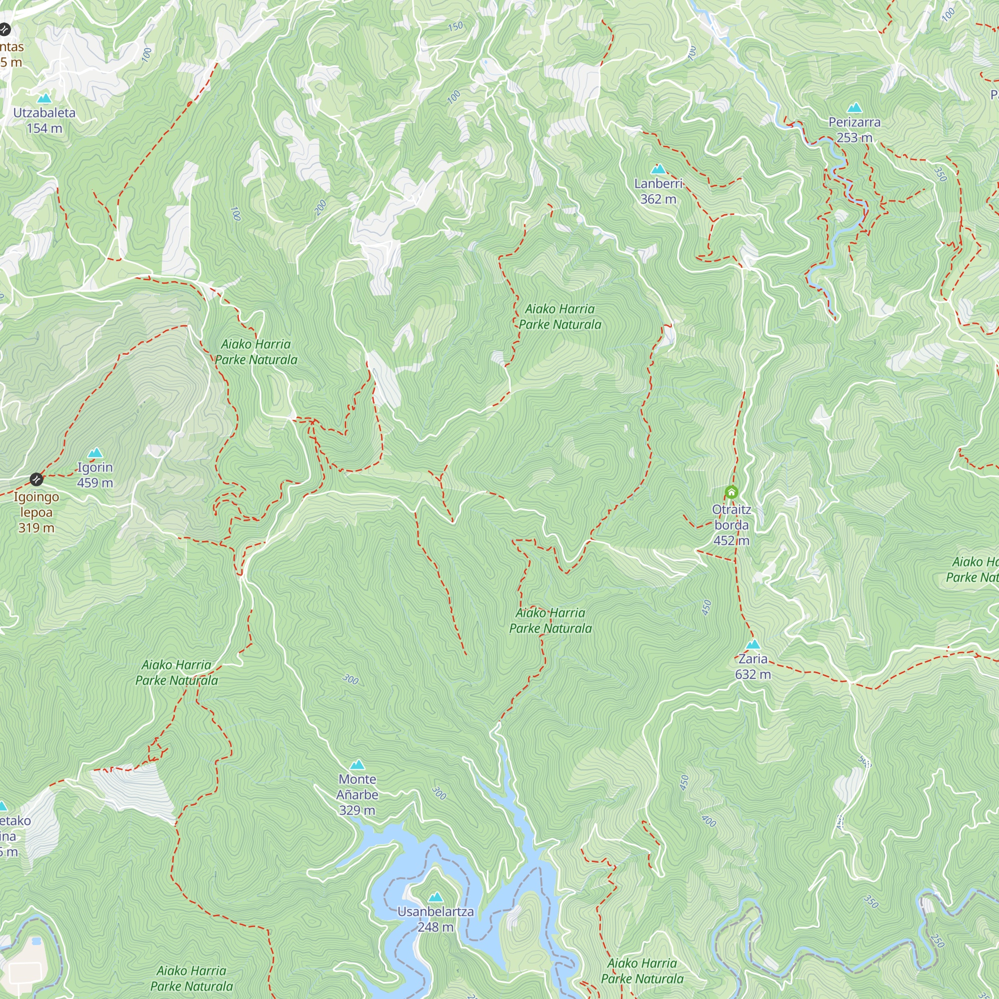Ezpalaurgiko borda map