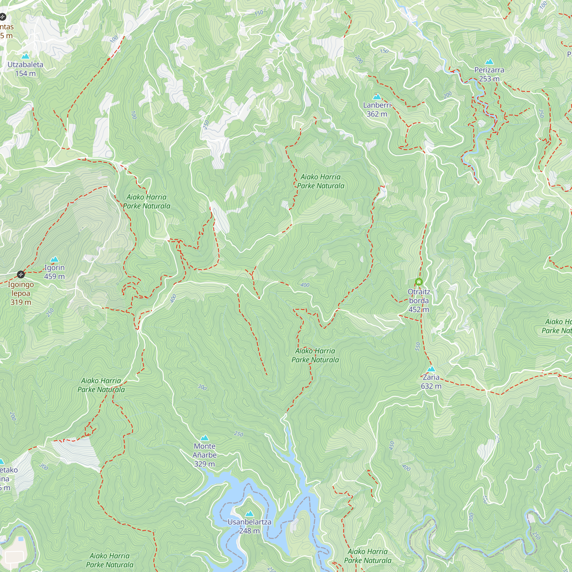 Ezpalaurgiko borda map