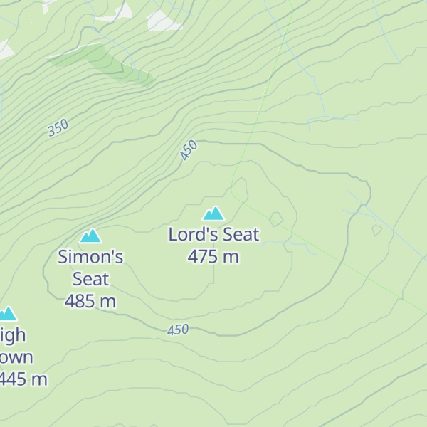 Map of Lord's Seat