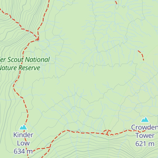 Map of Kinder Scout