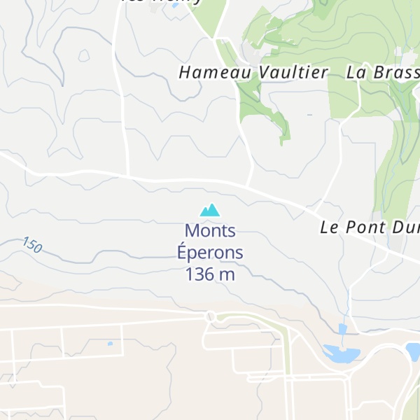 Map of Monts Éperons