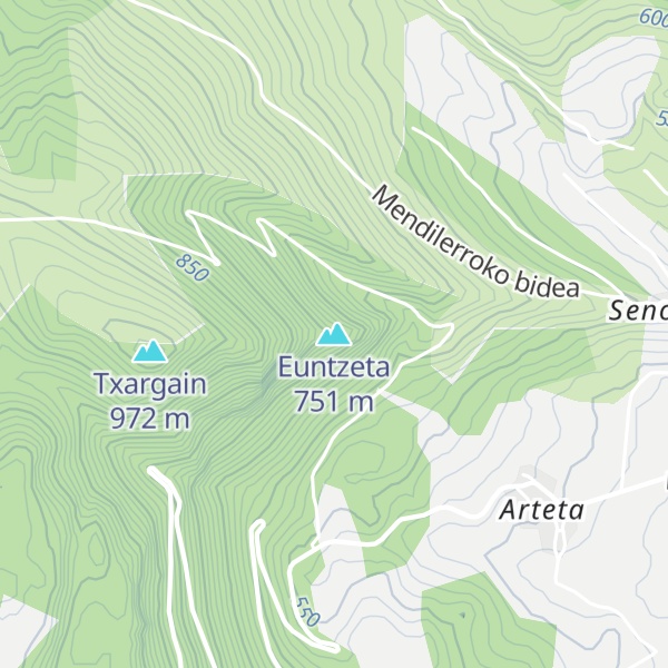 Map of Euntzeta