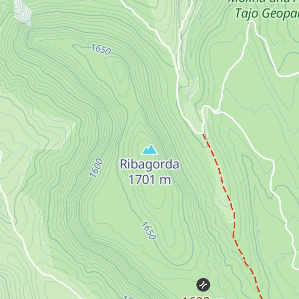 Map of Ribagorda