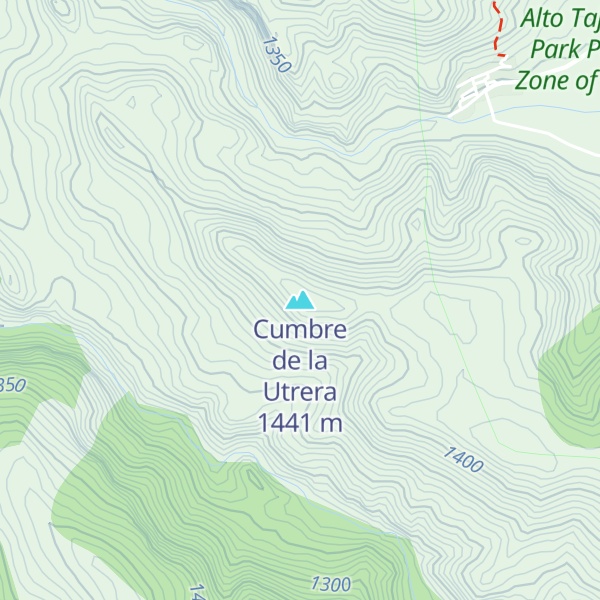 Map of Cumbre de la Utrera