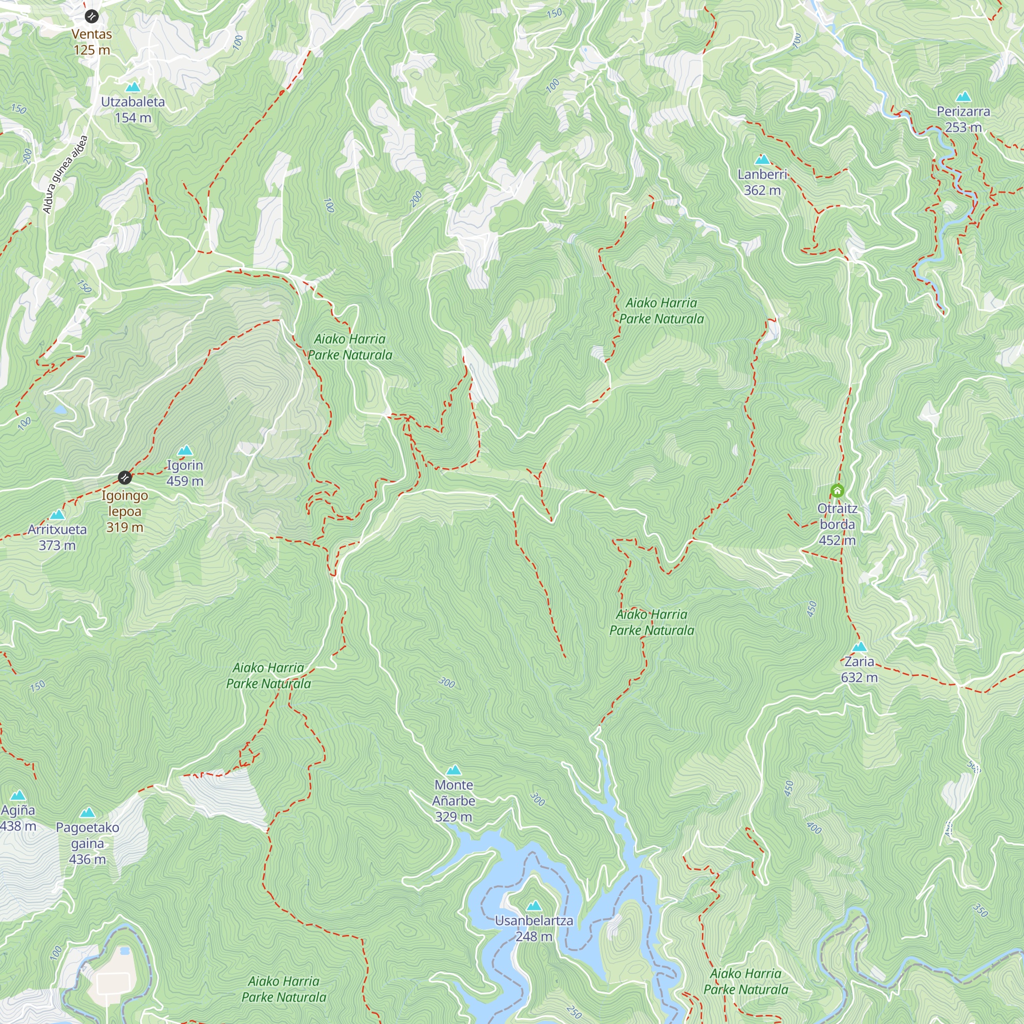 Burkondo Borda map