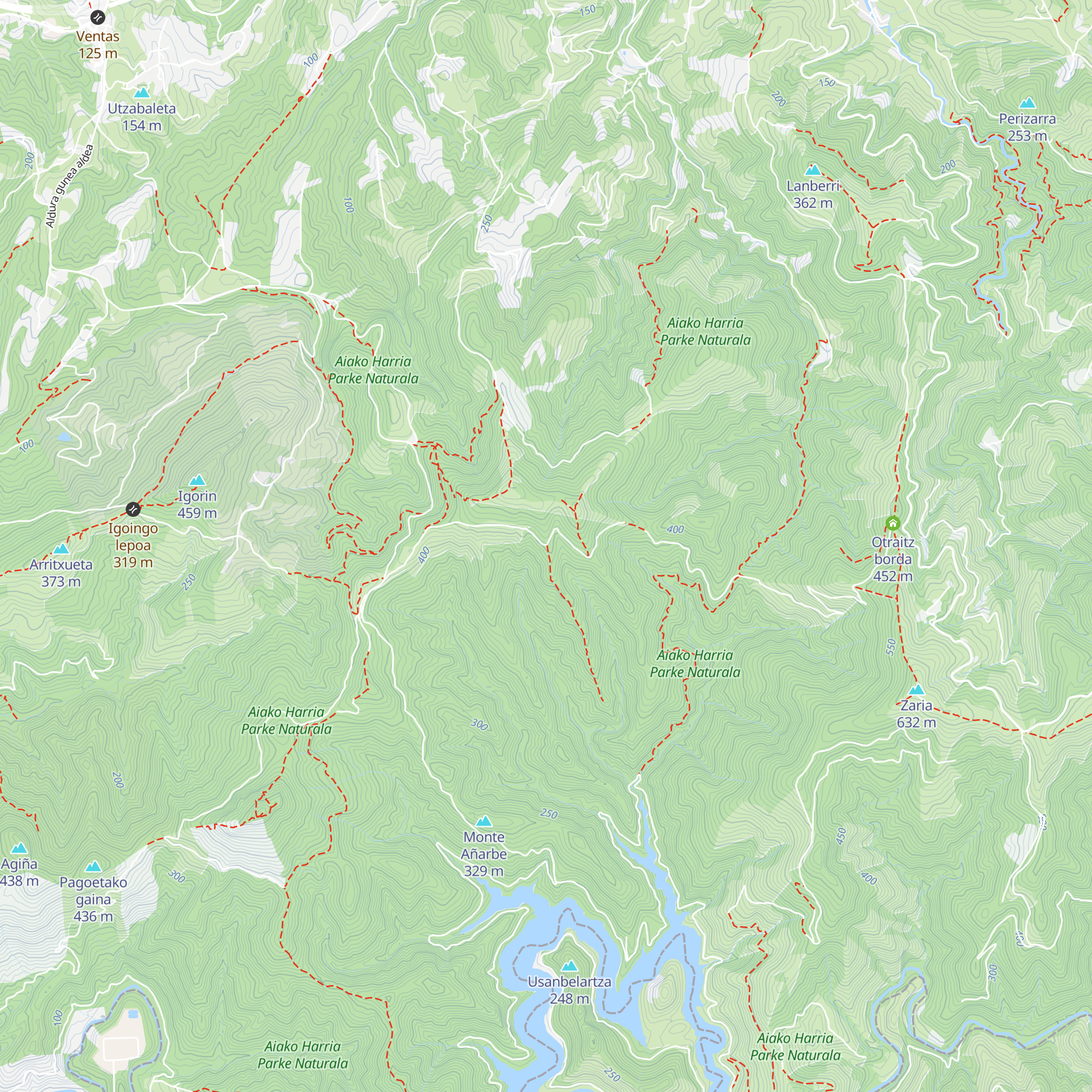 Burkondo Borda map