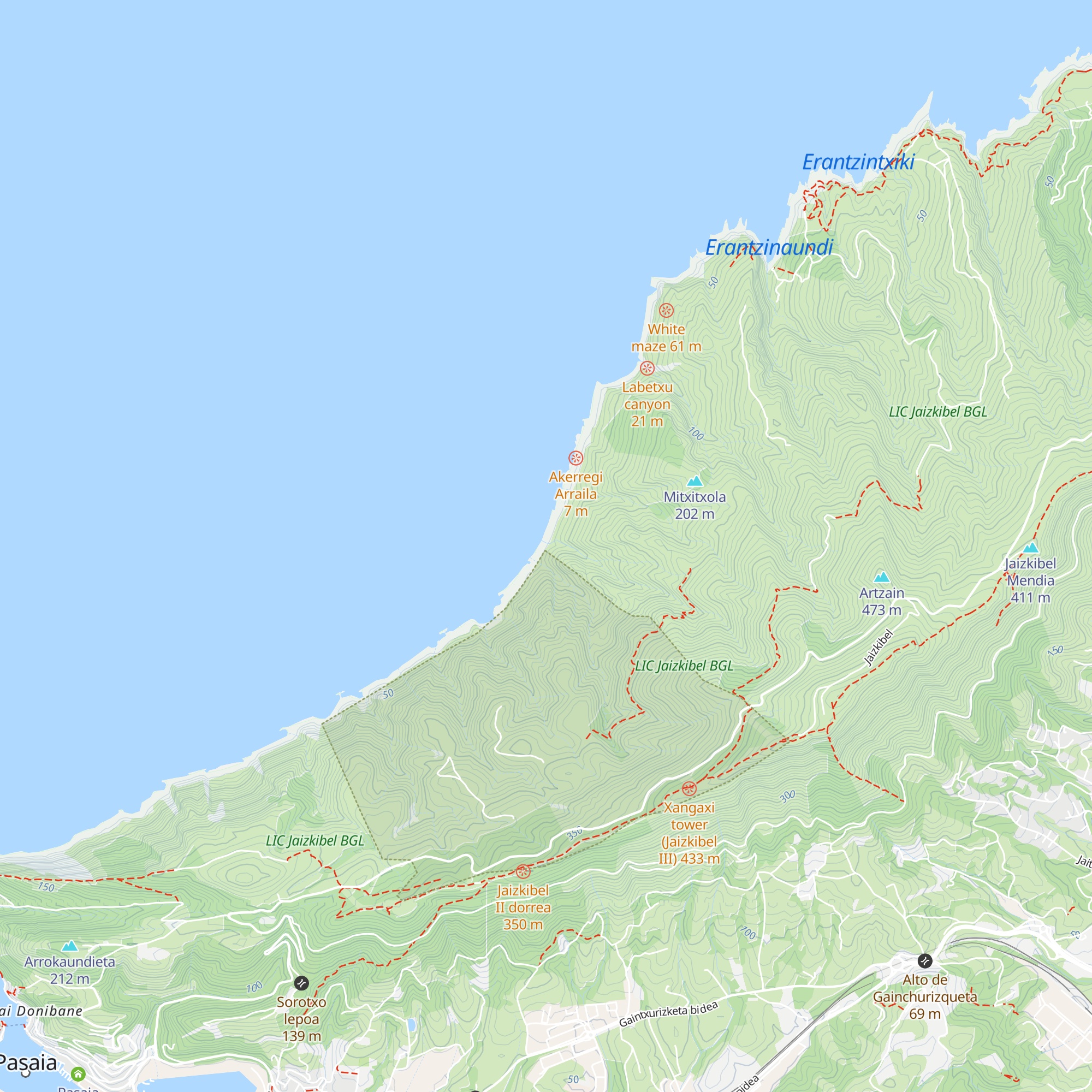 Cabane de Akerregi map