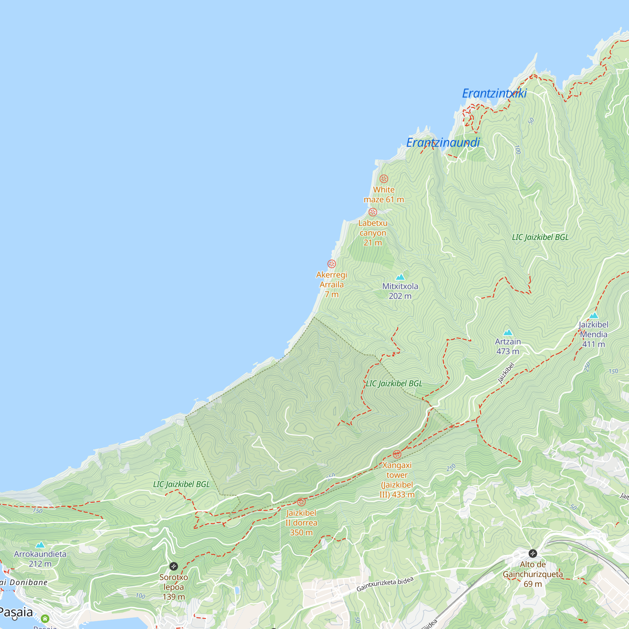 Cabane de Akerregi map