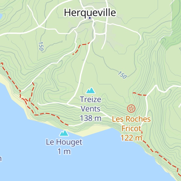 Map of Treize Vents