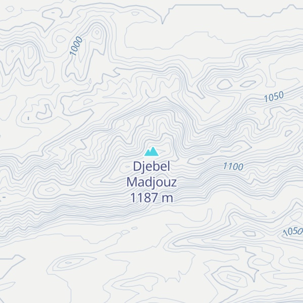 Map of Djebel Madjouz