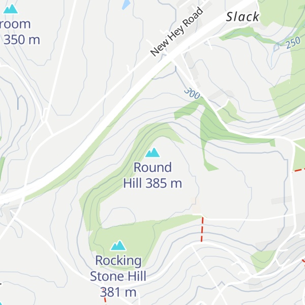 Map of Round Hill