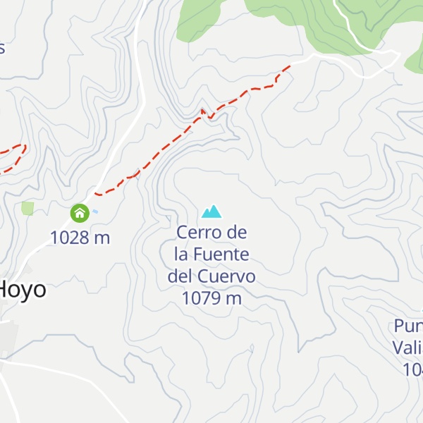 Map of Cerro de la Fuente del Cuervo