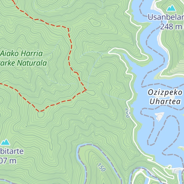 Map of Notizitxarreko gaina