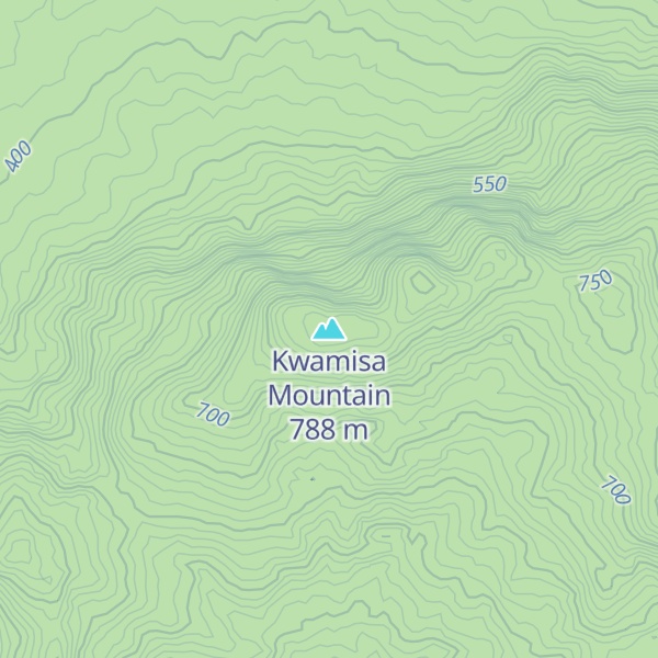 Map of Kwamisa Mountain