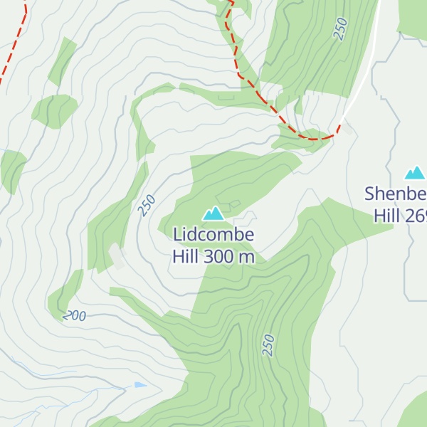 Map of Lidcombe Hill