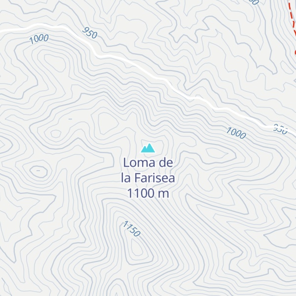 Map of Loma de la Farisea