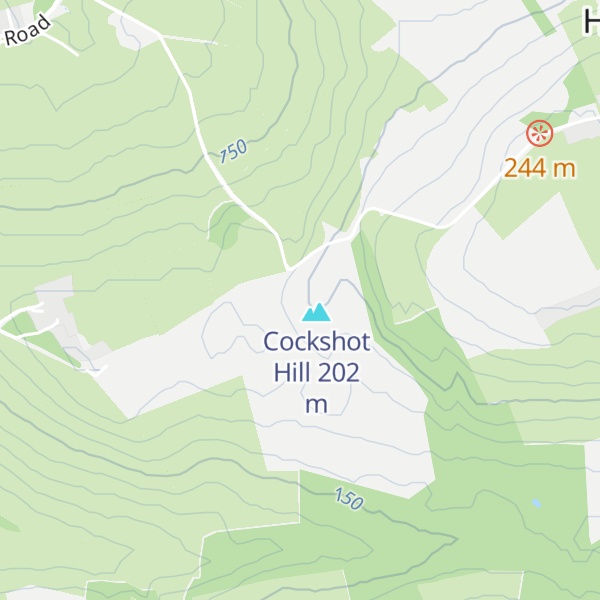 Map of Fox Hill