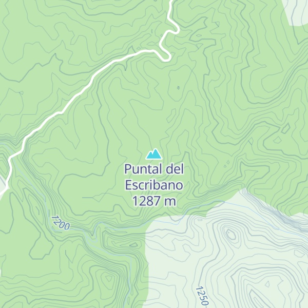 Map of Puntal del Escribano