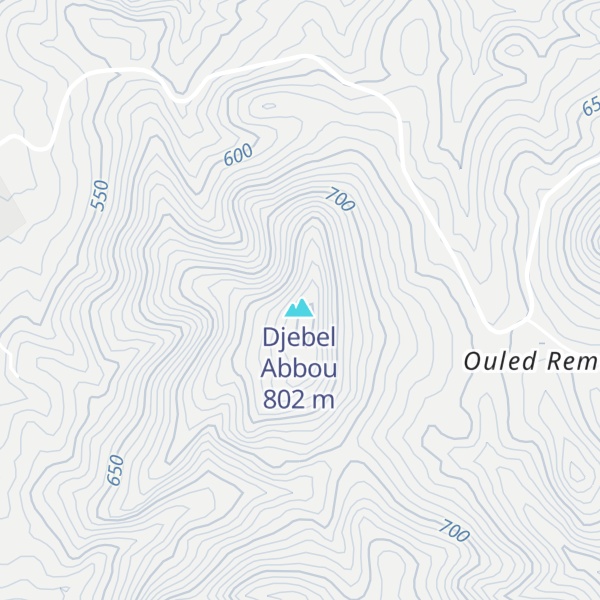 Map of Djebel Yousâf