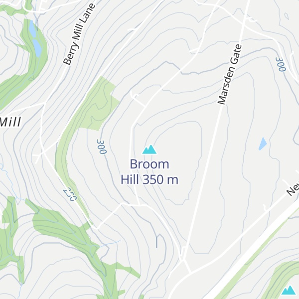 Map of Broom Hill