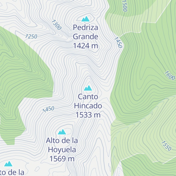 Map of Canto Hincado