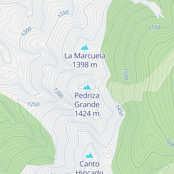 Map of Pedriza Grande