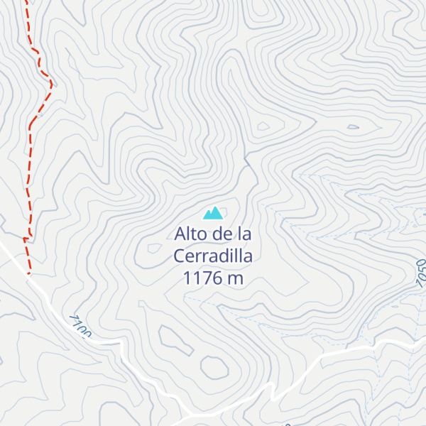 Map of Alto de la Cerradilla