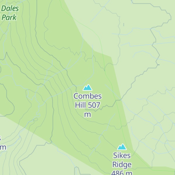 Map of Combes Hill