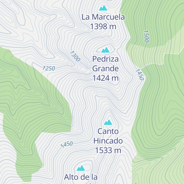 Map of Pedriza Pequeña
