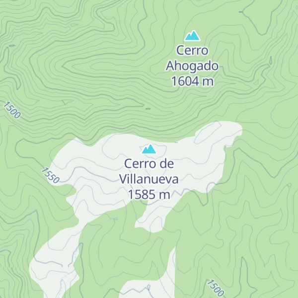 Map of Cerro de Villanueva