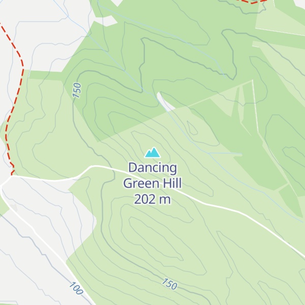 Map of Dancing Green Hill