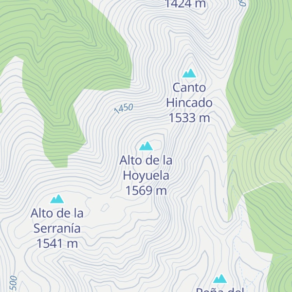 Map of Alto de la Hoyuela